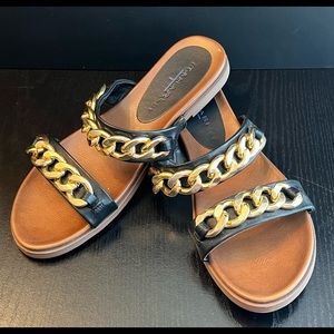 Tahari Black Sandals